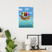 Poster Empreinte de l'affiche de l'ahoo Pirates (Bureau à domicile)