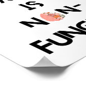 Poster Empreinte de l'affiche de sensibilisation à la san (Coin)