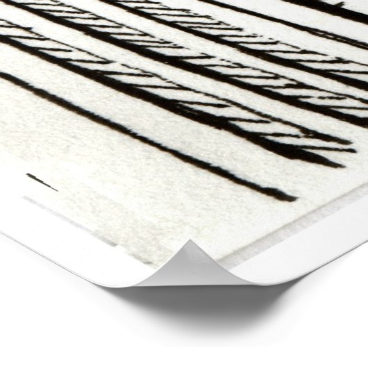 Poster Empreinte de l'aqueduc céréalier (Coin)