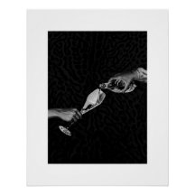 Poster Empreinte de léopard chic