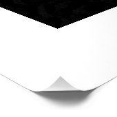 Poster Empreinte de léopard chic (Coin)