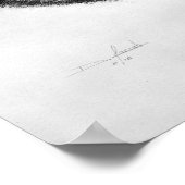 Poster empreinte de loup (Coin)