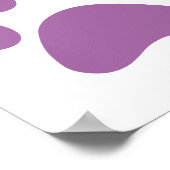 Poster Empreinte de patte (Coin)