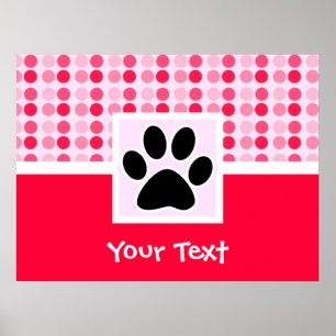 Poster Empreinte de patte