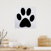 Poster Empreinte de patte de chien (Cuisine)