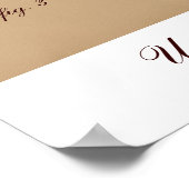 Poster Empreinte de patte Lily et Hope (Coin)