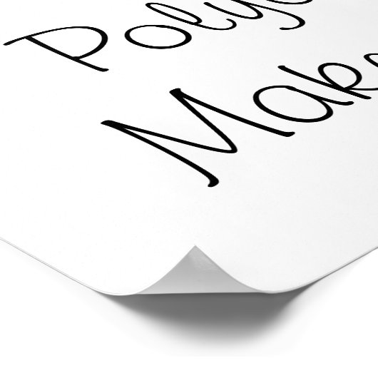 Poster - Empreinte de patte Polydactyl (Coin)