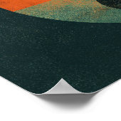 Poster Empreinte de patte rétro – Design pour amateur de (Coin)