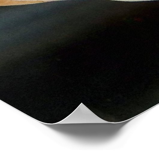 Poster Empreinte de poisson rouge Oranda (Coin)