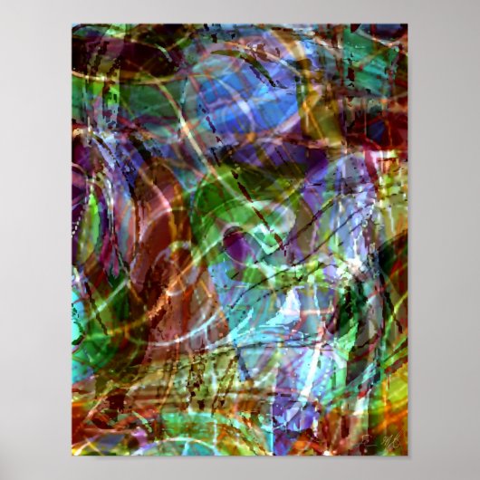 Poster Empreinte de Pollock (Devant)