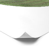 Poster Empreinte de qualité PREMIUM Botanique de feuilles (Coin)