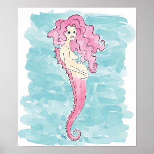 Poster empreinte de sirène (Devant)