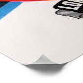 Poster Empreinte de tomates dans les années 1950 (Coin)