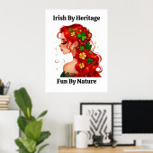 Poster Empreinte d'émeraude : Chevalier de Saint-Patty (Bureau à domicile)