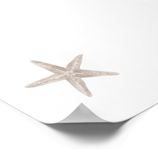 Poster Empreinte d'étoile à main (Coin)