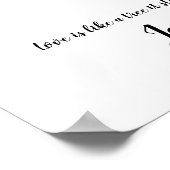 Poster empreinte digitale mariage livre d'invités arbre m (Coin)