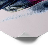 Poster empreinte magique halloween raven (Coin)