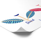 Poster Empreinte manuscrite Nana Empreinte do-it-yourself (Coin)