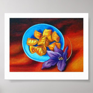 Poster Empreinte Oranges