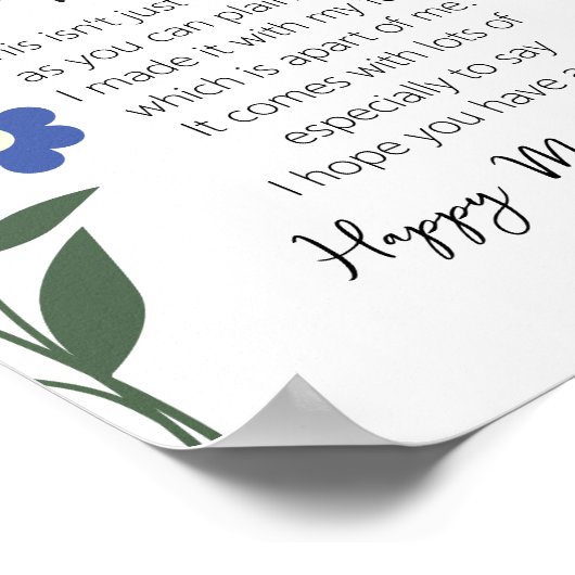 Poster Empreinte papillon Art : Un souvenir de la fête de (Coin)