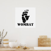 Poster Empreinte Wombat (Cuisine)