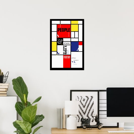 Poster Empreintes (Bureau à domicile)