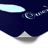 Poster Empreintes bébé (Garçon) (Coin)