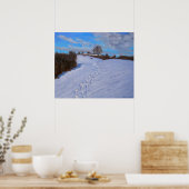Poster Empreintes dans la neige 2009 (Cuisine)