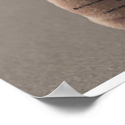 Poster empreintes dans l'affiche de sable (Coin)