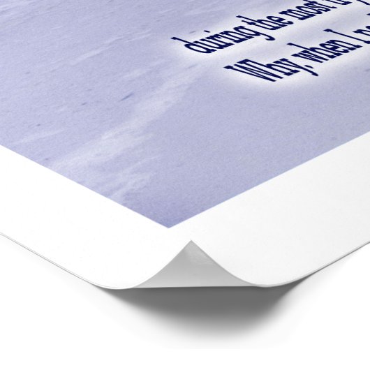 Poster Empreintes dans le sable (Coin)