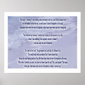 Poster Empreintes dans le sable (Devant)