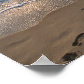 Poster Empreintes dans le Sable (Coin)
