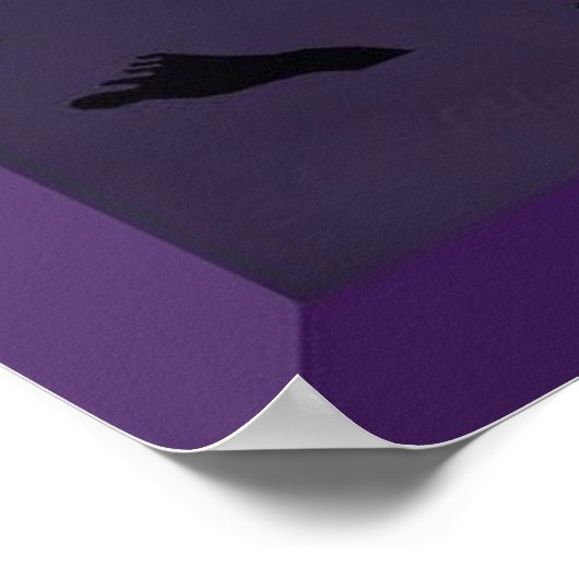 Poster Empreintes dans le sable (Coin)