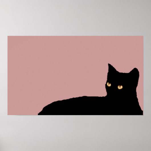 Poster empreintes de chat pour mur (Devant)