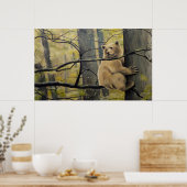 Poster Empreintes de l'ours de l'Esprit - Imprimantes de  (Cuisine)