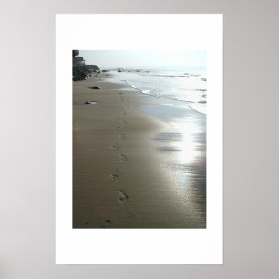 Poster empreintes de pas