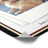 Poster Empreintes de pattes sur My Heart Pet Memorial - C (Coin)