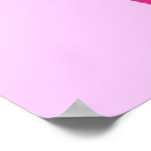 Poster Empreintes De Ruban Rose Je Marche Pour Un Cure I (Coin)