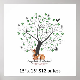 Posters Affiches Toiles Empreinte Arbre Zazzle Be