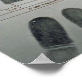 Poster Empreintes digitales (Coin)