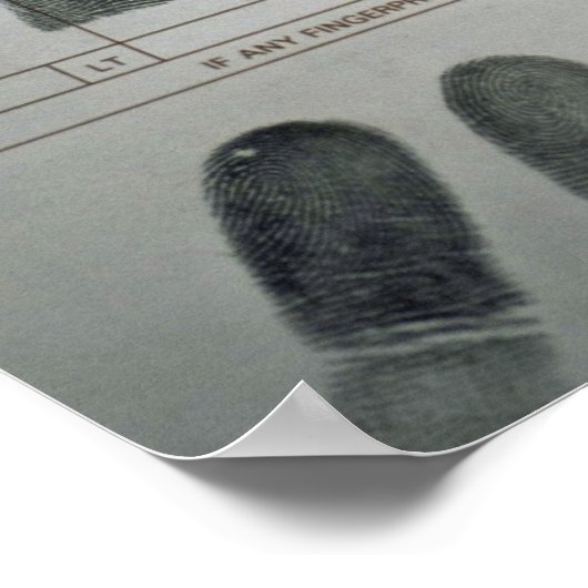 Poster Empreintes digitales (Coin)