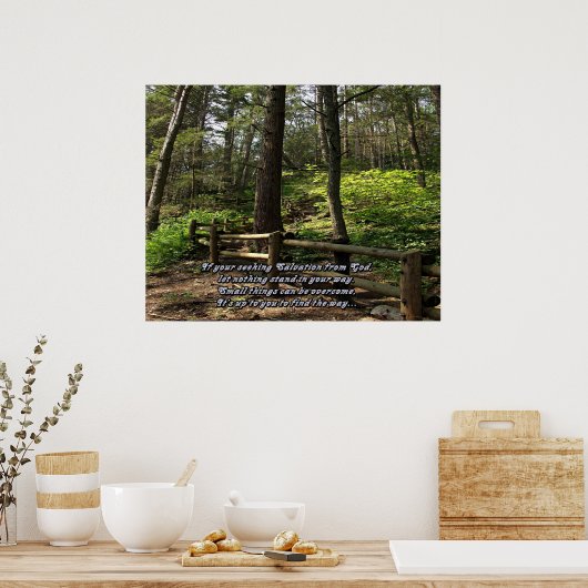 Poster Empreintes naturelles (Cuisine)