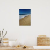 Poster Empreintes sur la plage, Mabibi, Thongaland (Cuisine)