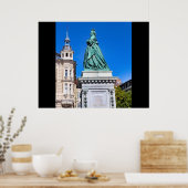 Poster Empress Maria Theresia Statue (Cuisine)