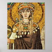 Poster Empress Theodora Mosaic (Devant)
