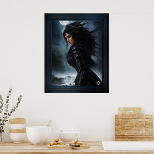Poster Empress Vampire Hunter AI Concept Art par Xzendor7