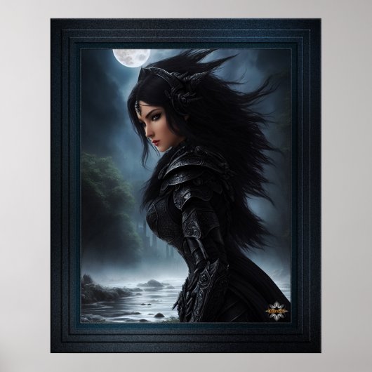 Poster Empress Vampire Hunter AI Concept Art par Xzendor7 (Devant)