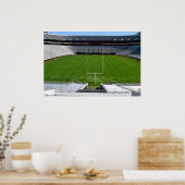 Poster Empty College Football Stadium (Cuisine)