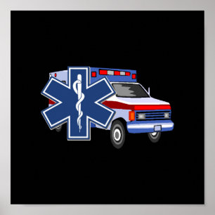 Poster EMS Ambulance