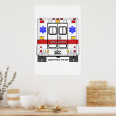 Poster EMS-Ambulance (Cuisine)